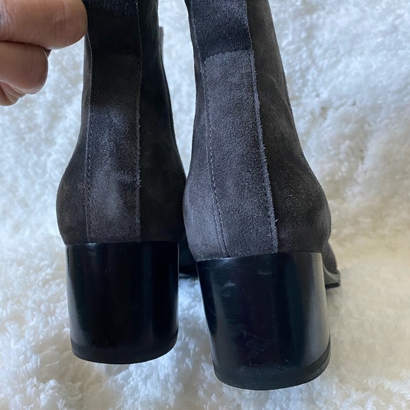 rag & bone Charcoal Suede Ankle Booties - Picture 2 of 4